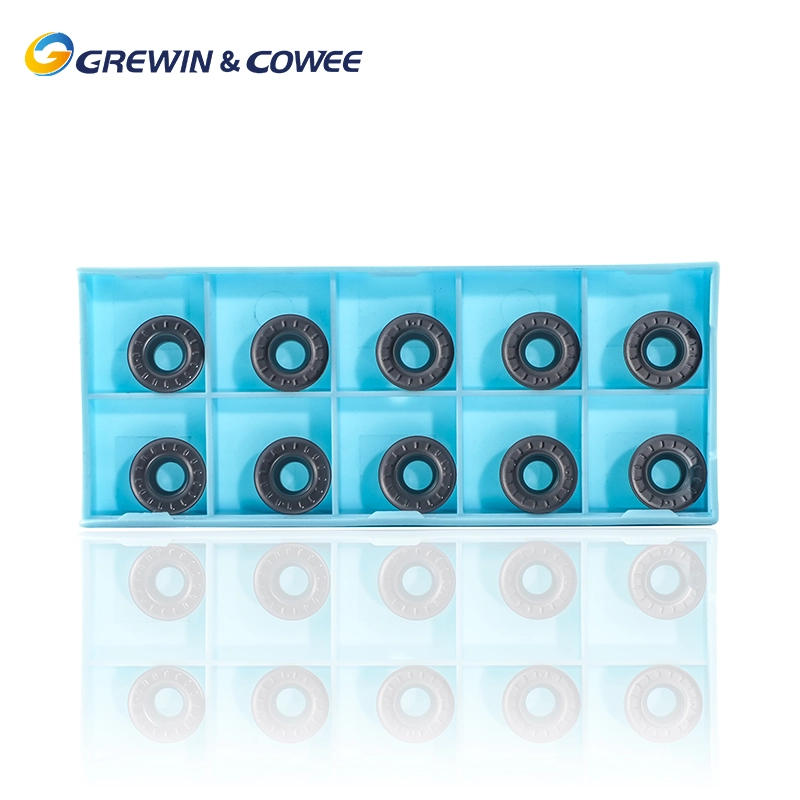 Grewin&Cowee 10pcs 20pcs 50pcs RPMT1204MO-DL CNC Lathe Indexable Solid Carbide Milling Turning Insert for The Finishing of Steel and Other Metal Chinese supplier