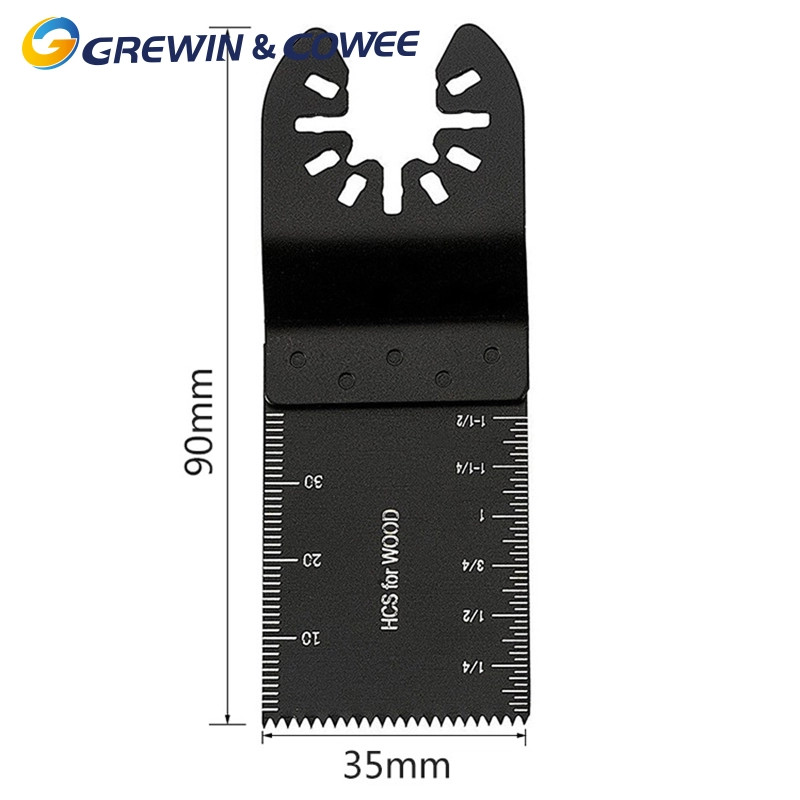 Grewin&Cowee 10mm 20pcs 25pcs 50pcs 35mm Universal Wood Metal high-carbon steel Oscillating Multitool Quick Release Saw Blades Titanium Oscillating Saw Blades Metal Cutting Multitool Blades for Soft Metal Nails Hard Material and Wood Plastic, Multi Tool Blades Kits Chinese supplier - obrazek 7