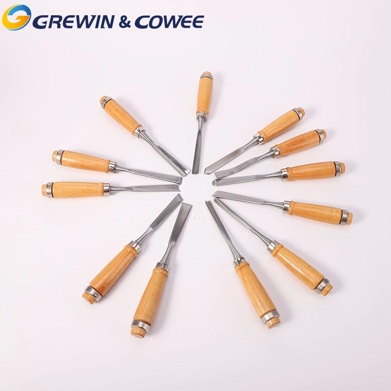 Grewin&Cowee 12pcs Carbon steel Beech High quality Wood Carving Knife Set Chinese supplier - Image 3