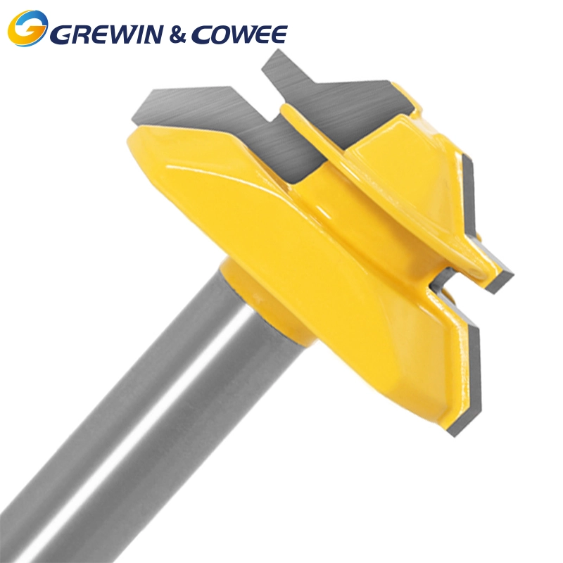 Grewin&Cowee 3PCS 2flutes Router Bit Set YG6 45 steel with 1/2-Inch 12mm Shank 45 Degree Lock Miter Solid Carbide Tenon Jointer for Doors,Tables,Shelves,Cabinets,DIY Woodwork Chinese supplier - Image 3